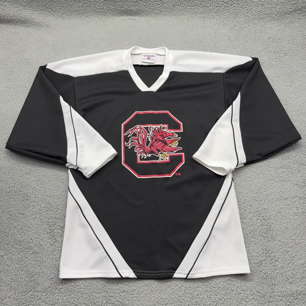 Teamwork Athletic 1526-45-M Mens Medium South Carolina Gamecocks Hockey Jersey